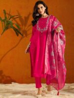 Pink Color Readymade Salwar Suit