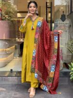 Mustard Color Readymade Salwar Suit