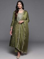 Mahendi Color Readymade Salwar Suit