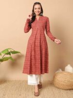 Maroon Color Kurti Set