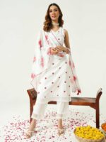 White Color Readymade Salwar Suit