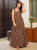 Brown Color Fancy Kurti