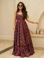 Purple Color Fancy Kurti