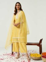 Yellow Color Readymade Salwar Suit