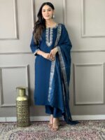 Blue Color Readymade Salwar Suit