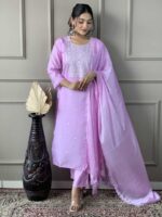 Pink Color Readymade Salwar Suit