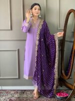 Purple Color Readymade Salwar Suit