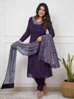 Blue Color Readymade Salwar Suit