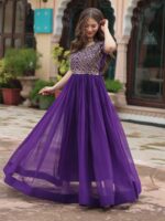 Purple Color Fancy Kurti