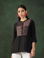 Black Color Short Tunic