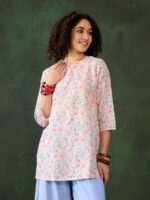 Off White Color Short Tunic
