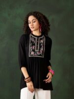 Black Color Short Tunic