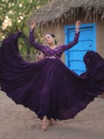 Purple Color Fancy Kurti