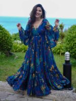 Blue Color Fancy Kurti