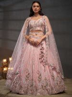 Pink Color Silk Lehenga Choli