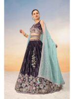 Burgundy Color Georgette Lehenga Choli