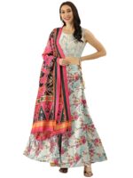 Light Blue Color Satin Silk Lehenga Choli