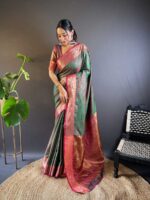 Green Color Silk Saree