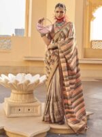 Peach Color Silk Saree