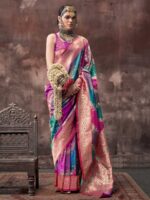 Green Color Rangkat Silk Saree