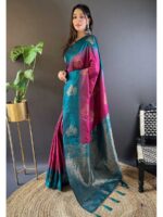Pink Color Soft Silk Saree