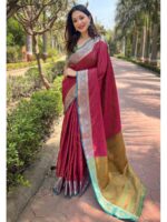 Pink Color Silk Saree