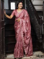 Pink Color Soft Silk Saree