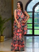 Multy Color Imported Georgette Saree