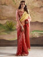 Red Color Georgette Saree