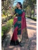 Pink Color Soft Silk Saree