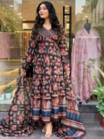 Black Color Readymade Salwar Suit