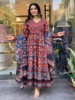 Red Color Readymade Salwar Suit