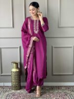 Burgundy Color Salwar Suit