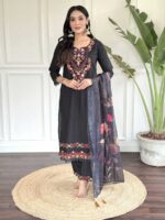 Black Color Readymade Salwar Suit