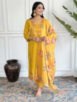 Mustard Color Readymade Salwar Suit