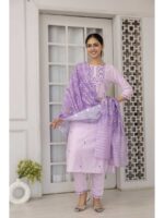 Lavendar Color Readymade Salwar Suit