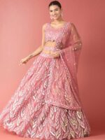 Pink Color Soft Net Lehenga Choli