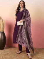 Purple Color Readymade Salwar Suit