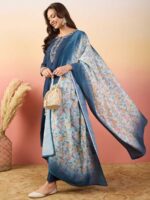 Blue Color Readymade Salwar Suit