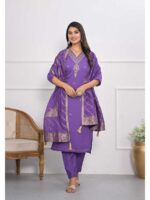 Lavender Color Readymade Salwar Suit