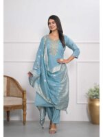 Blue Color Readymade Salwar Suit