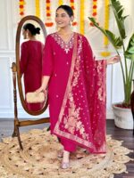 Pink Color Readymade Salwar Suit