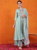 Sky Blue Color Readymade Salwar Suit