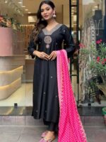 Black Color Readymade Salwar Suit
