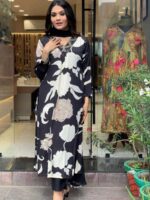 Black Color Readymade Salwar Suit