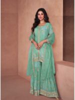 Sea Green Color Salwar Suit
