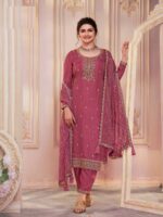 Burgundy Color Salwar Suit