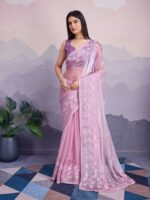 Purple Color Jimmi Silk Saree