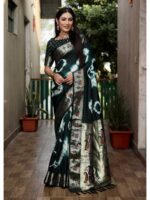 Green Color Paithani Silk Saree