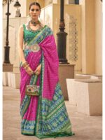 Pink Color P V Silk Saree